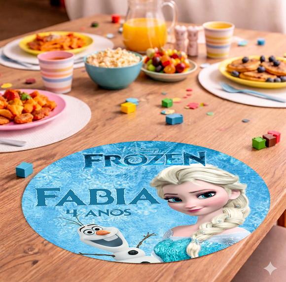 Sousplat Redondo Frozen (descartável)