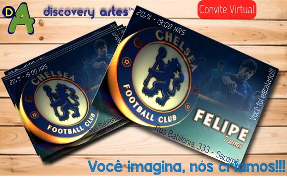 Convite Digital Chelsea