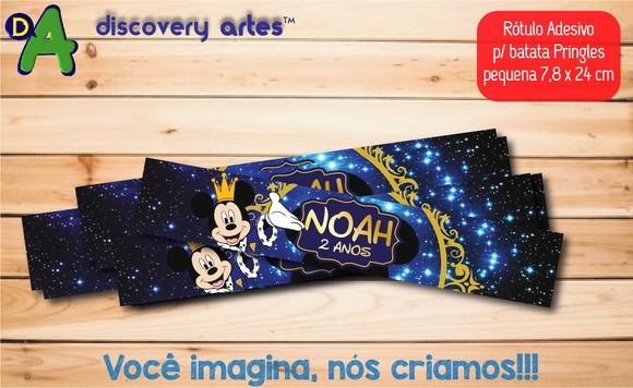 Rótulo Adesivo Batata Mickey Realeza
