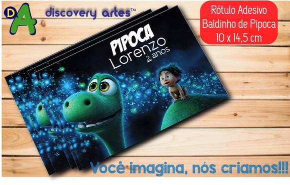 Rótulo Adesivo Baldinho o Bom Dinossauro