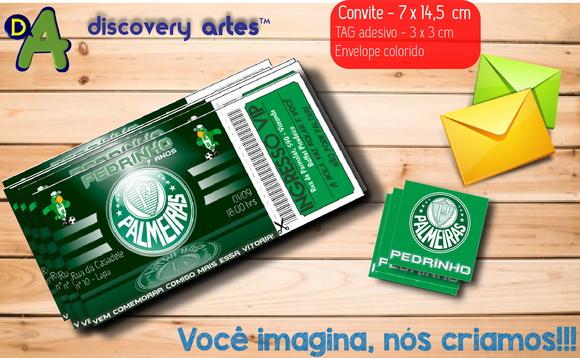 Convite Ingresso Time de Futebol