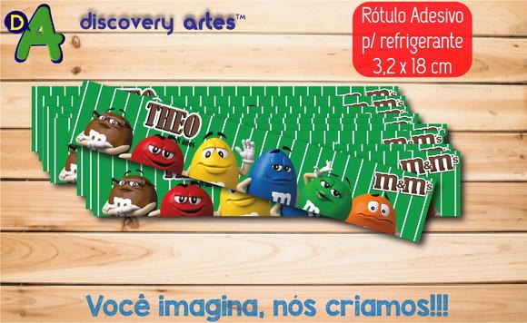 Rótulo Adesivo Refrigerante M&m