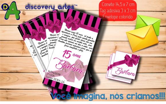 Convite Ingresso Aniversário 15 Anos