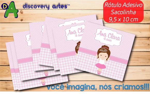 Rótulo Adesivo Sacolinha Bailarina