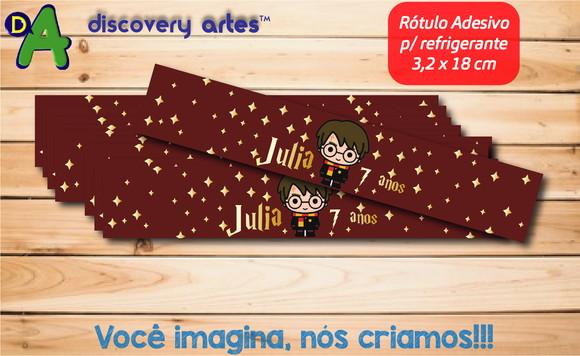Rótulo Adesivo Refrigerante Harry Potter Cute