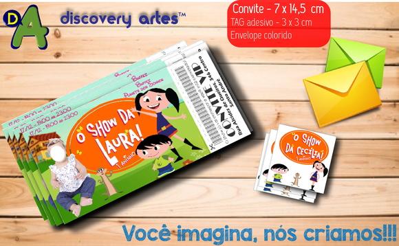 Convite Ingresso Show da Luna (com Foto)