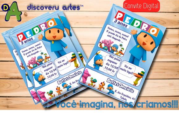 Convite Digital Pocoyo