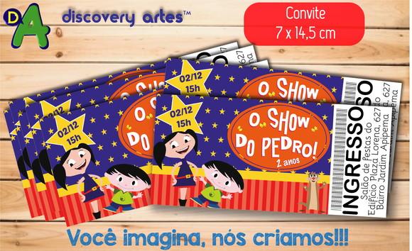 Convite Ingresso Show da Luna