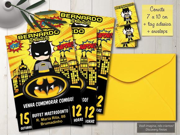 Convite Batman Cute