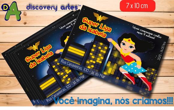 Convite Mulher Maravilha