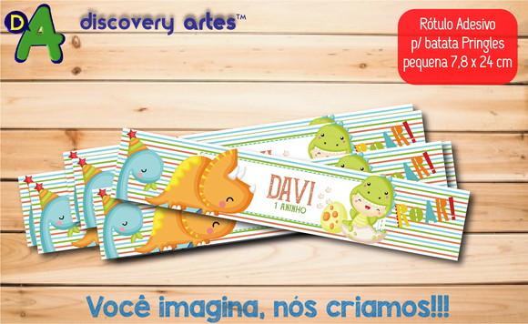 Rótulo Adesivo Batata Dino Baby