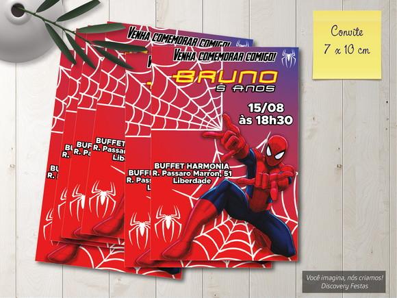 Convite Homem Aranha