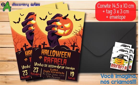 Convite Festa Halloween