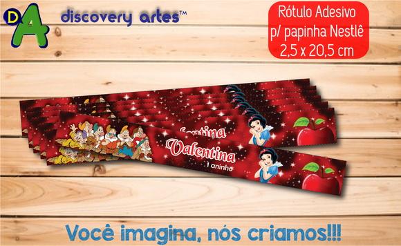 Rótulo Adesivo Papinha Branca de Neve