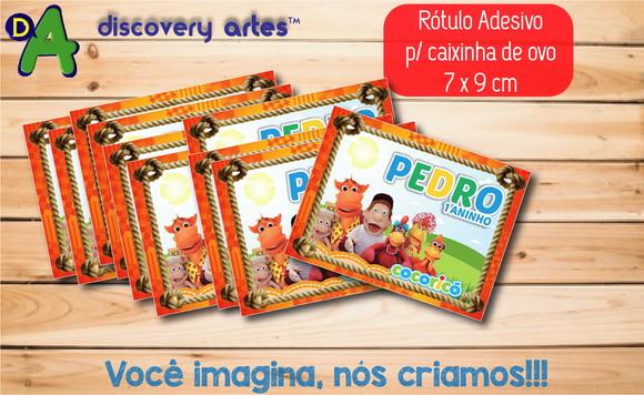 Rótulo Adesivo Caixinha de Ovo Cocorico