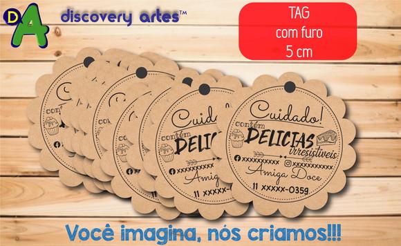 Tag em Kraft para Doceira / Boleira