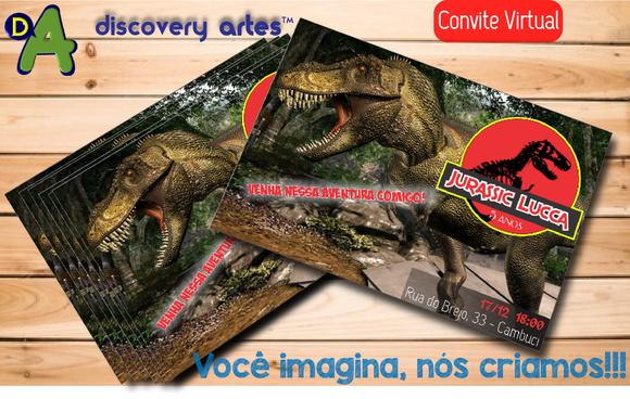 Convite Digital Jurassic Park