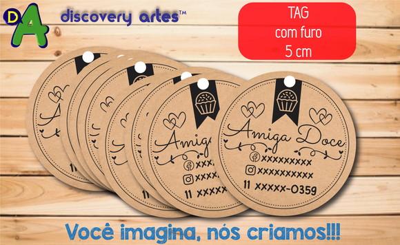 Tag em Kraft para Doceira / Boleira