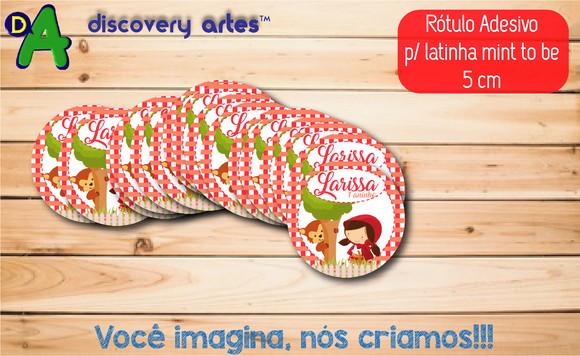 Rótulo Adesivo Latinha Chapeuzinho Vermelho