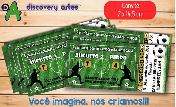 Convite Ingresso Futebol