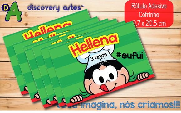 Rótulo Adesivo Cofrinho Magali