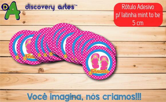 Rótulo Adesivo Latinha Spa