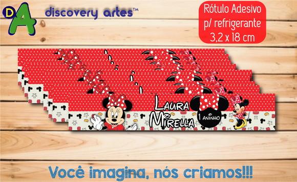 Rótulo Adesivo Refrigerante Minnie