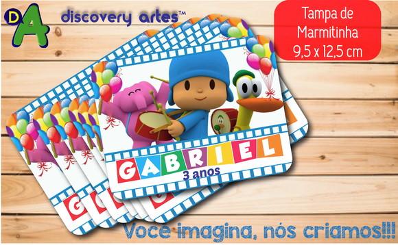 Tampa de Marmitinha Pocoyo