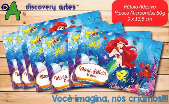 Rótulo Adesivo Pipoca de Microondas Ariel