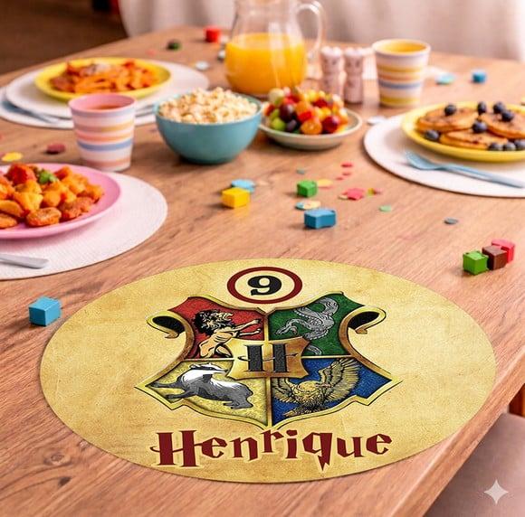 Sousplat Redondo Harry Potter (descartável)