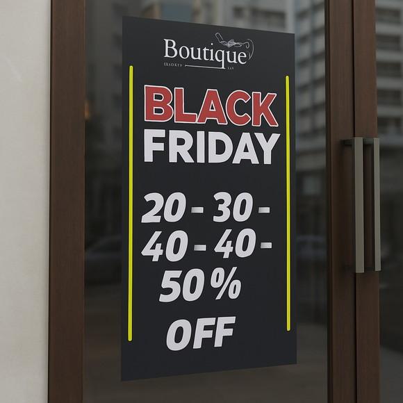 Adesivo Black Friday 30 x 60 cm