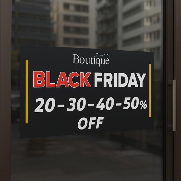 Adesivo Black Friday 30 x 60 cm