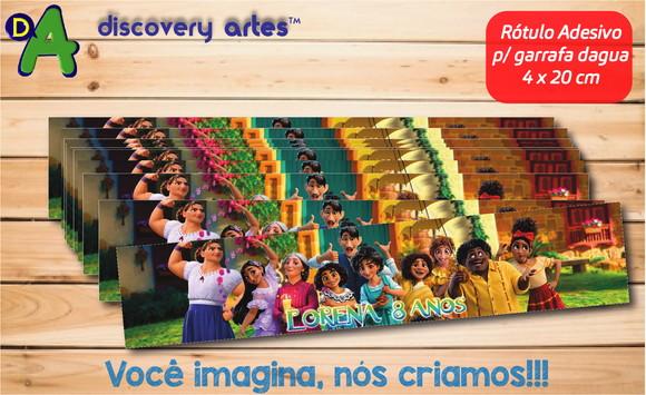 Rótulo Adesivo Garrafa D'água Encanto