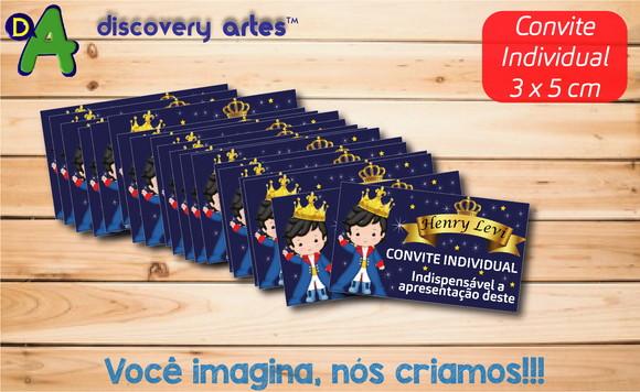 Convite Individual Realeza