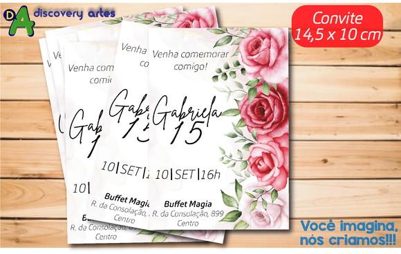 Convite com Rosas