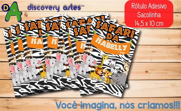 Rótulo Adesivo Sacolinha Safari