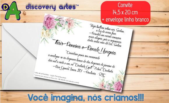 Convite de Casamento Tradicional