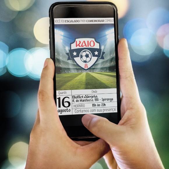 Convite Digital Futebol