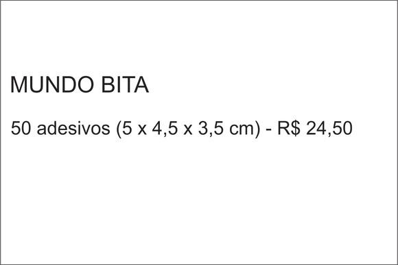 50 ADESIVOS MUNDO BITA
