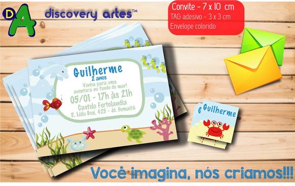 Convite Fundo do Mar
