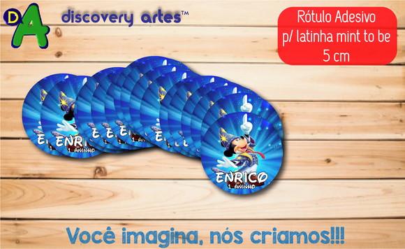 Rótulo Adesivo Latinha Mickey Mago