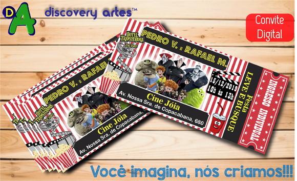 Convite Ingresso Digital Hotel Transylvania