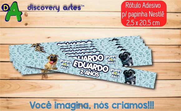 Rótulo Adesivo Papinha Puppy Dog