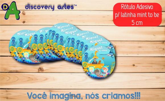 Rótulo Adesivo Latinha Mundo Bita