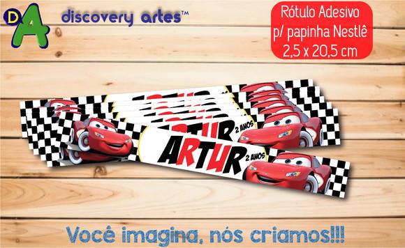 Rótulo Adesivo Papinha Carros
