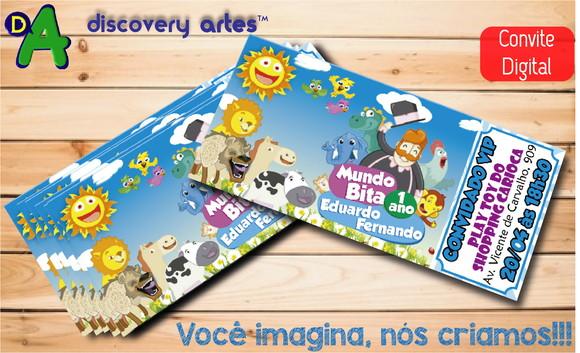 Convite Ingresso Digital Mundo Bita