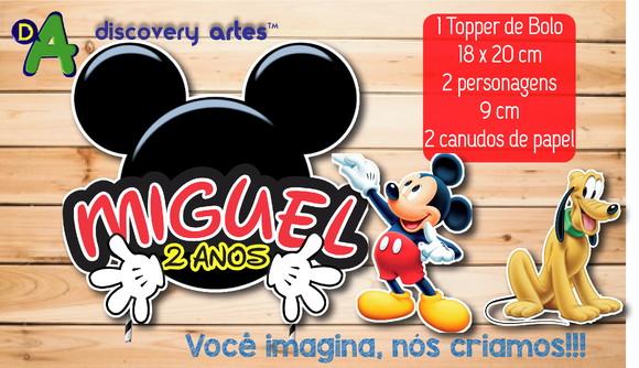 Topper de Bolo Mickey