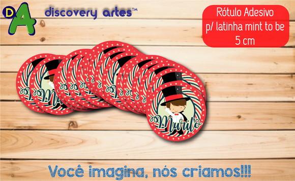 Rótulo Adesivo Latinha Circo