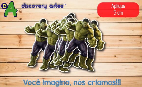 Aplique Hulk 5 cm