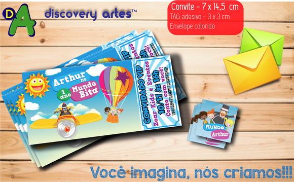 Convite Ingresso Mundo Bita